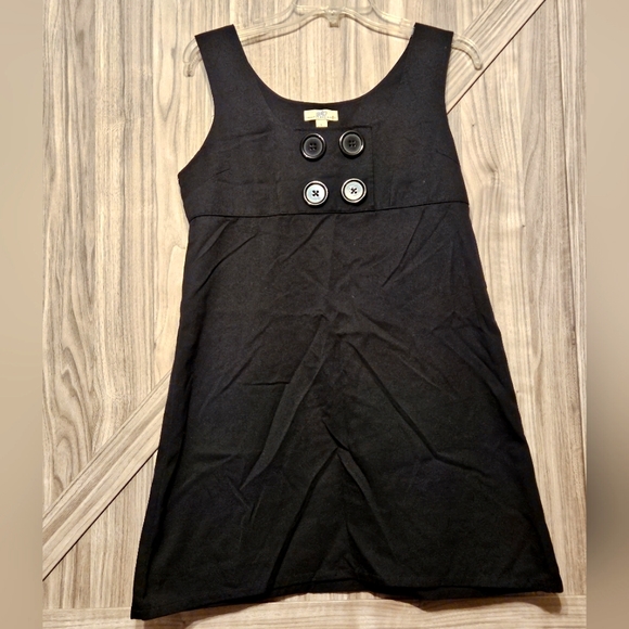 SO Dresses & Skirts - 5/$25 Black Button Dress